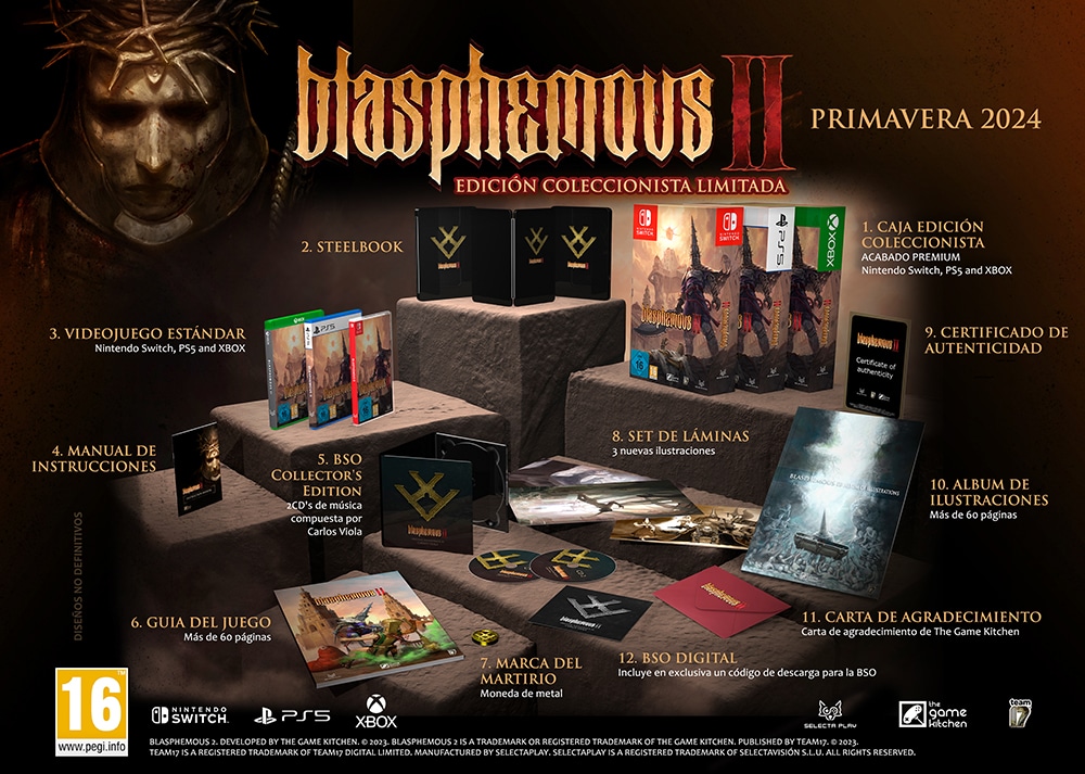 Edición de Coleccionista de Blasphemous 2 también en Xbox - SomosGaming