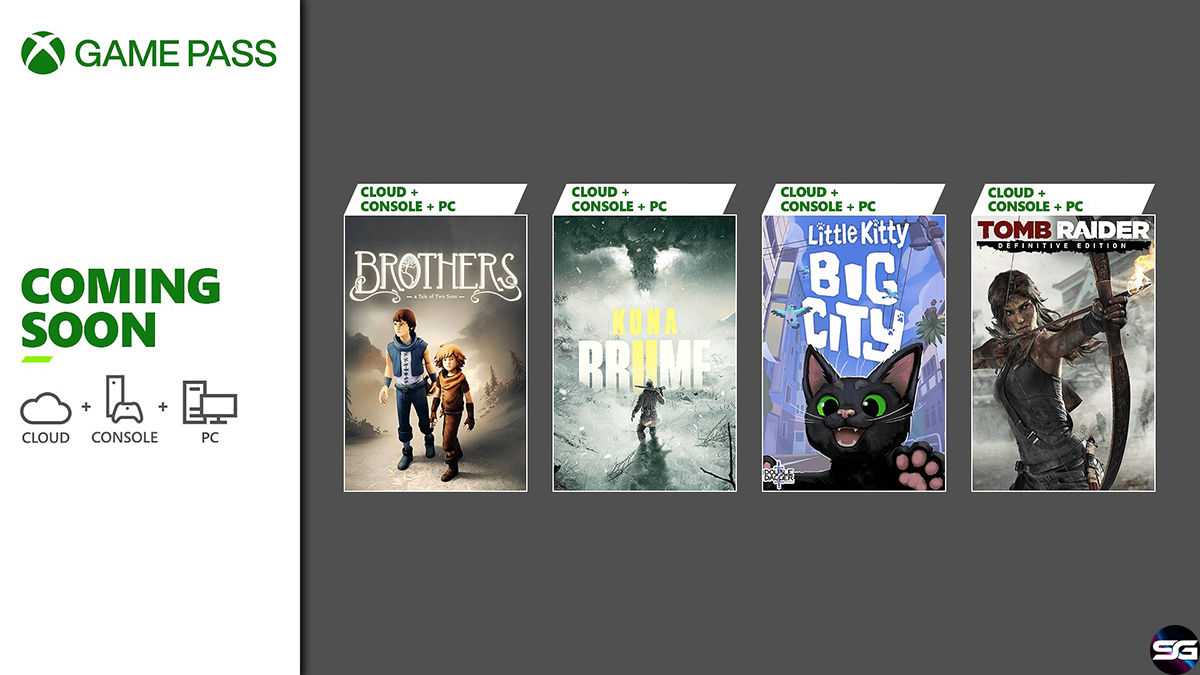 Próximamente a Xbox Game Pass: Little Kitty Big City, Tomb Raider: Definitive Edition y más