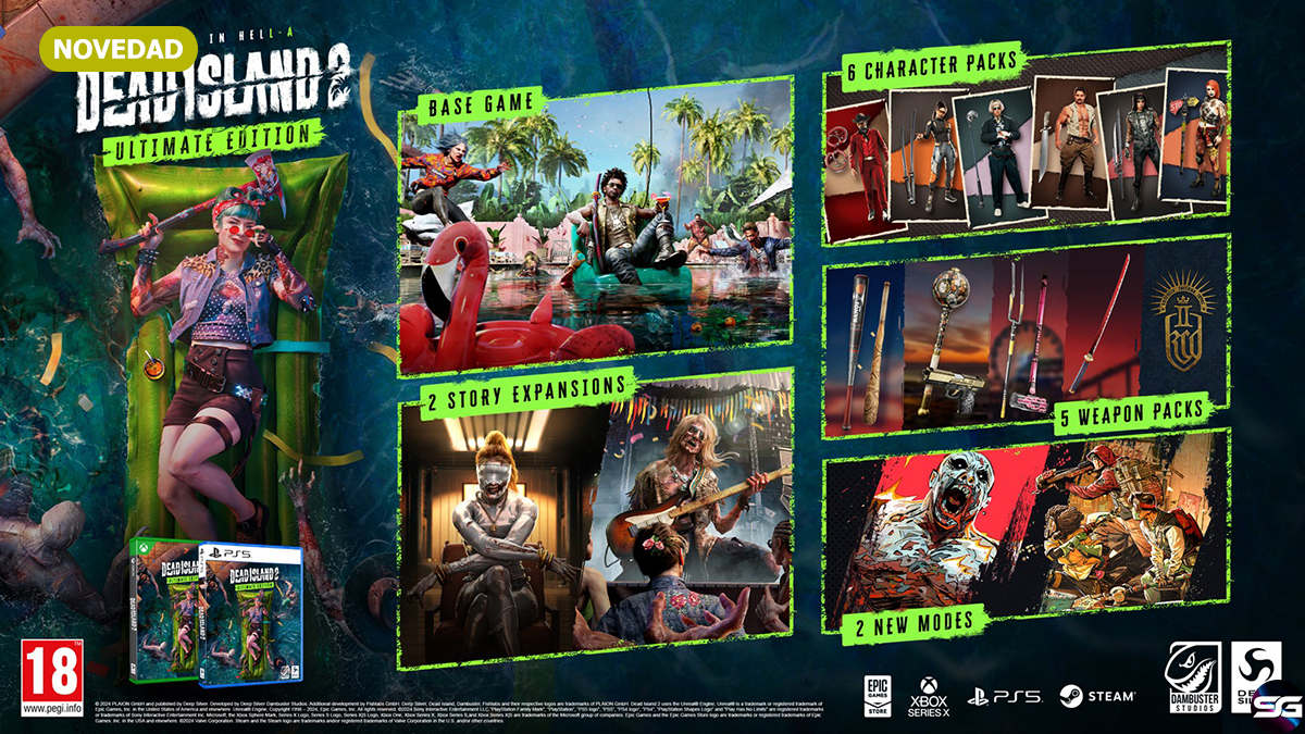 La Edición Ultimate de Dead Island 2 se estrenará el 22 de octubre 