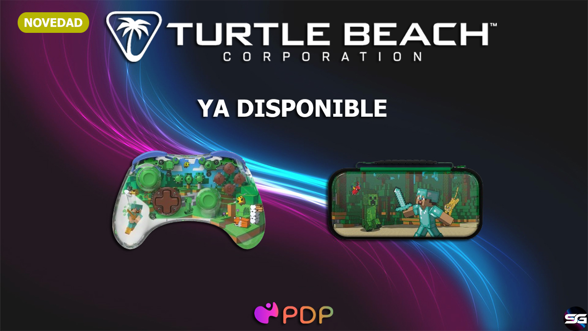 El controlador inalámbrico Minecraft REALMz Forest Biome y el estuche de viaje Minecraft REALMz Forest Battle Plus GLOW de PDP ¡ya están disponibles! 