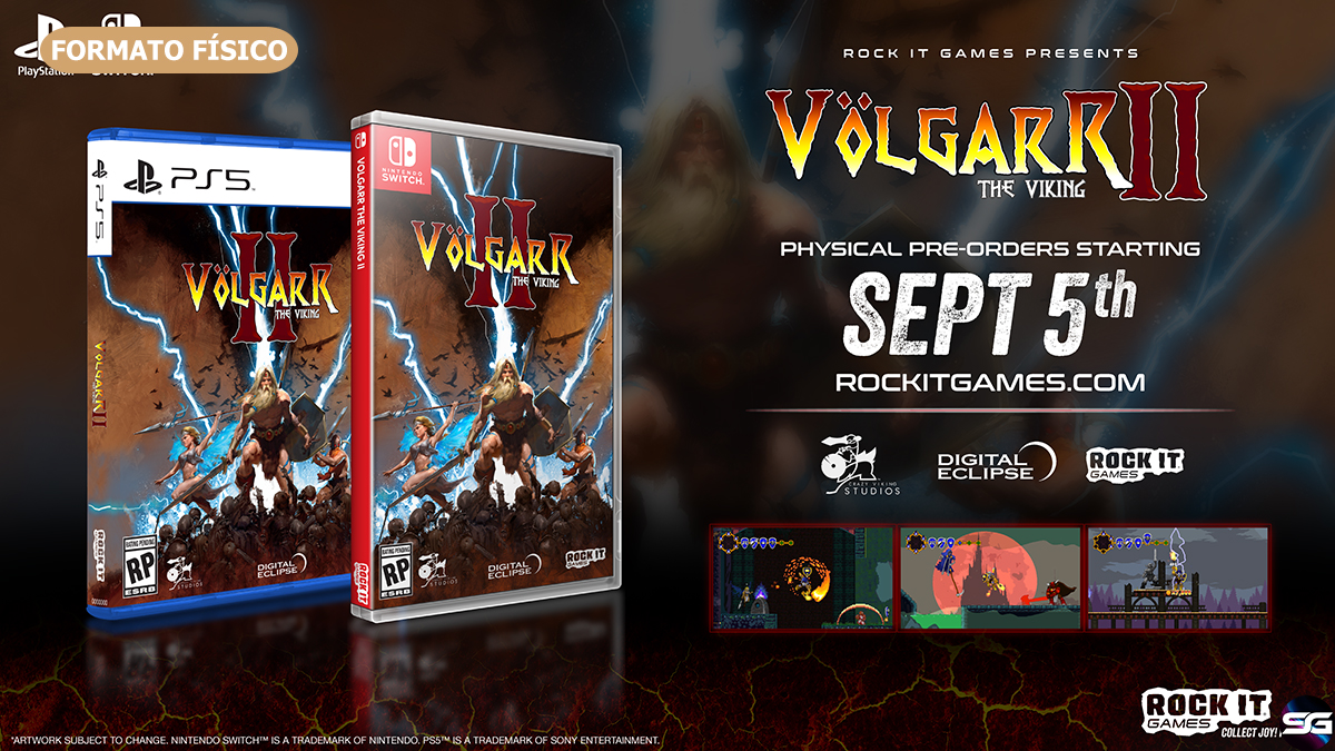 ¡Volgarr II estará disponible en formato físico! 