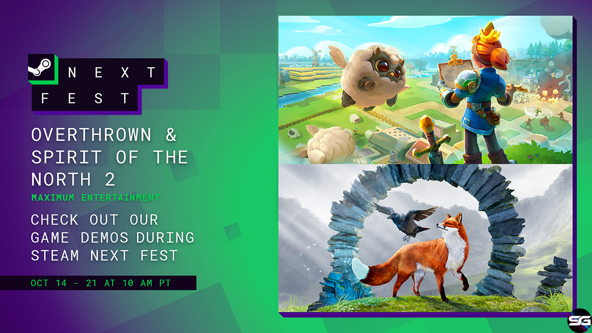 Maximum Entertainment trae Overthrown y Spirit of the North 2 a Steam Next Fest 