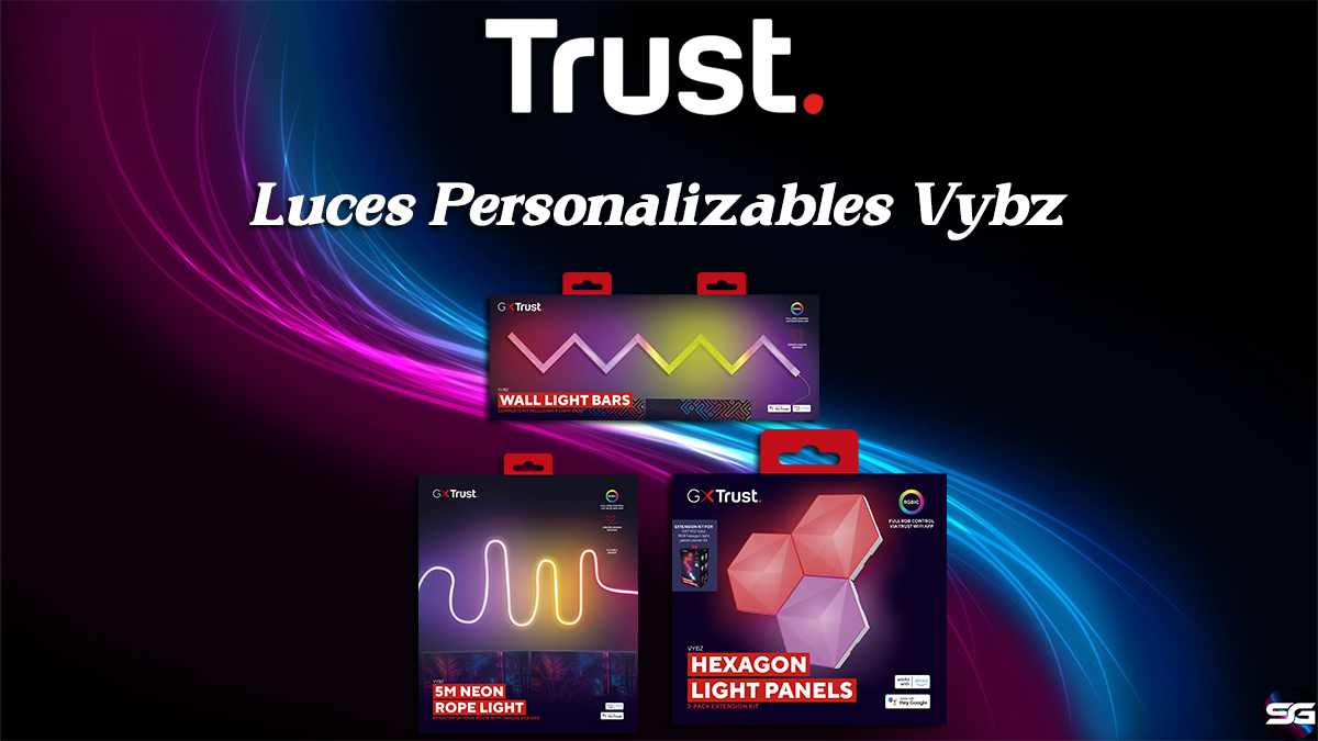 Trust lanza las luces personalizables Vybz 