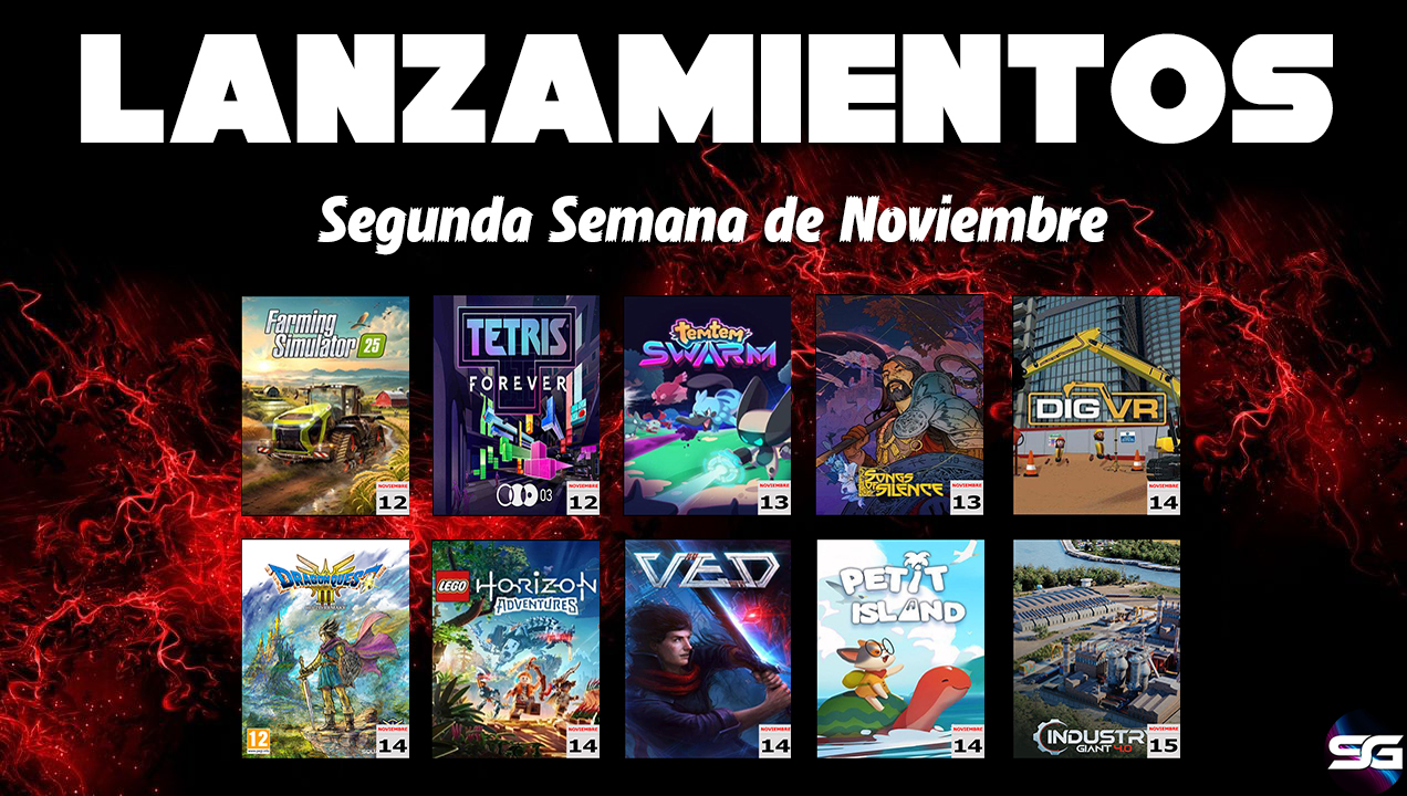 Lanzamientos 2ª Semana Noviembre 