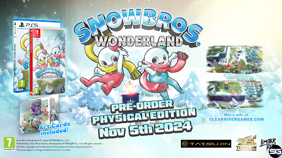 ¡Se acerca el invierno! Snow Bros. Wonderland llega a PC y consolas con modo cooperativo local para cuatro jugadores el 28 de noviembre de 2024    