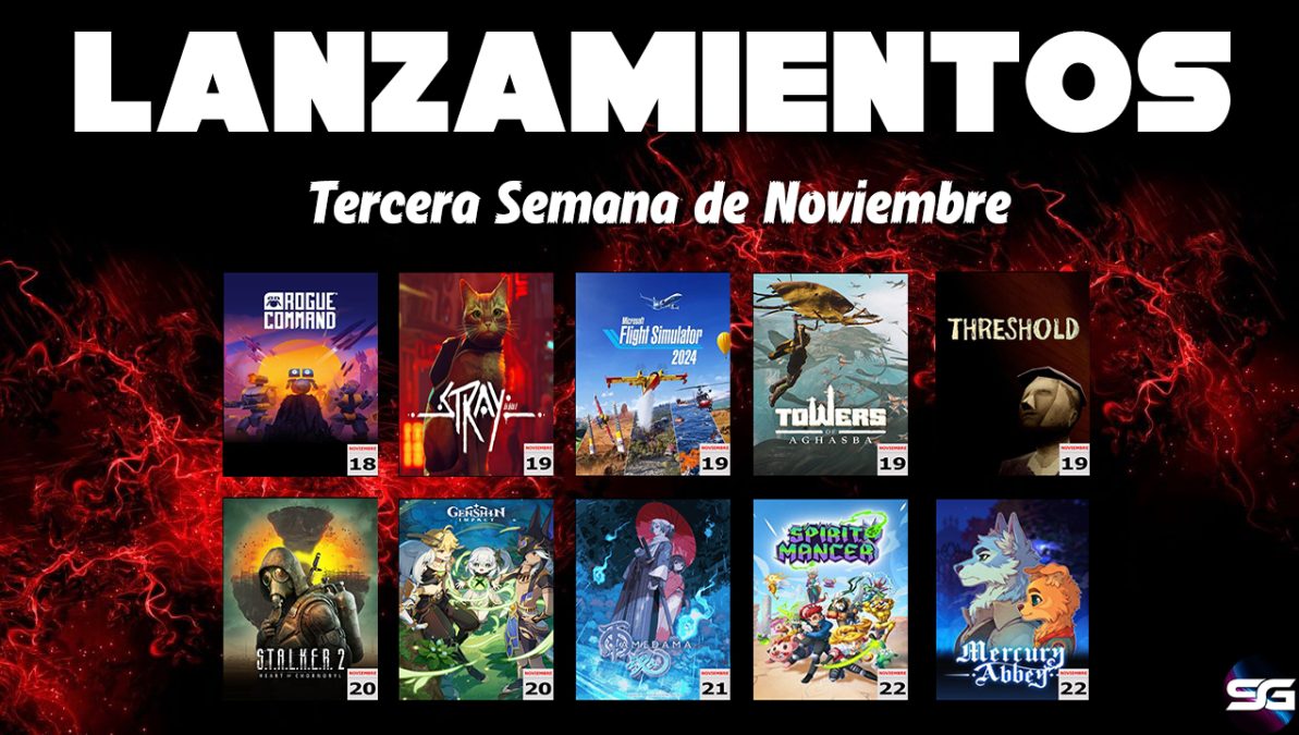 Lanzamientos 3ª Semana Noviembre 